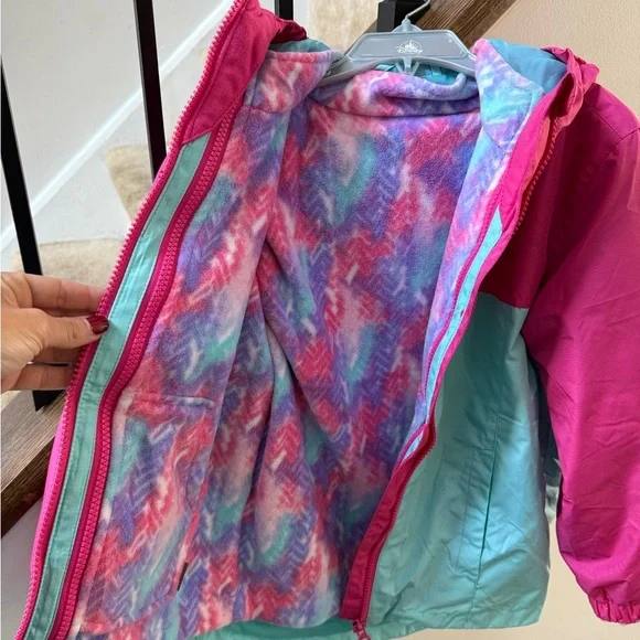 Eddie Bauer Girls 3-in-1 Jacket – XS (5/6) – NEW With Tags - Picture 3 of 5
